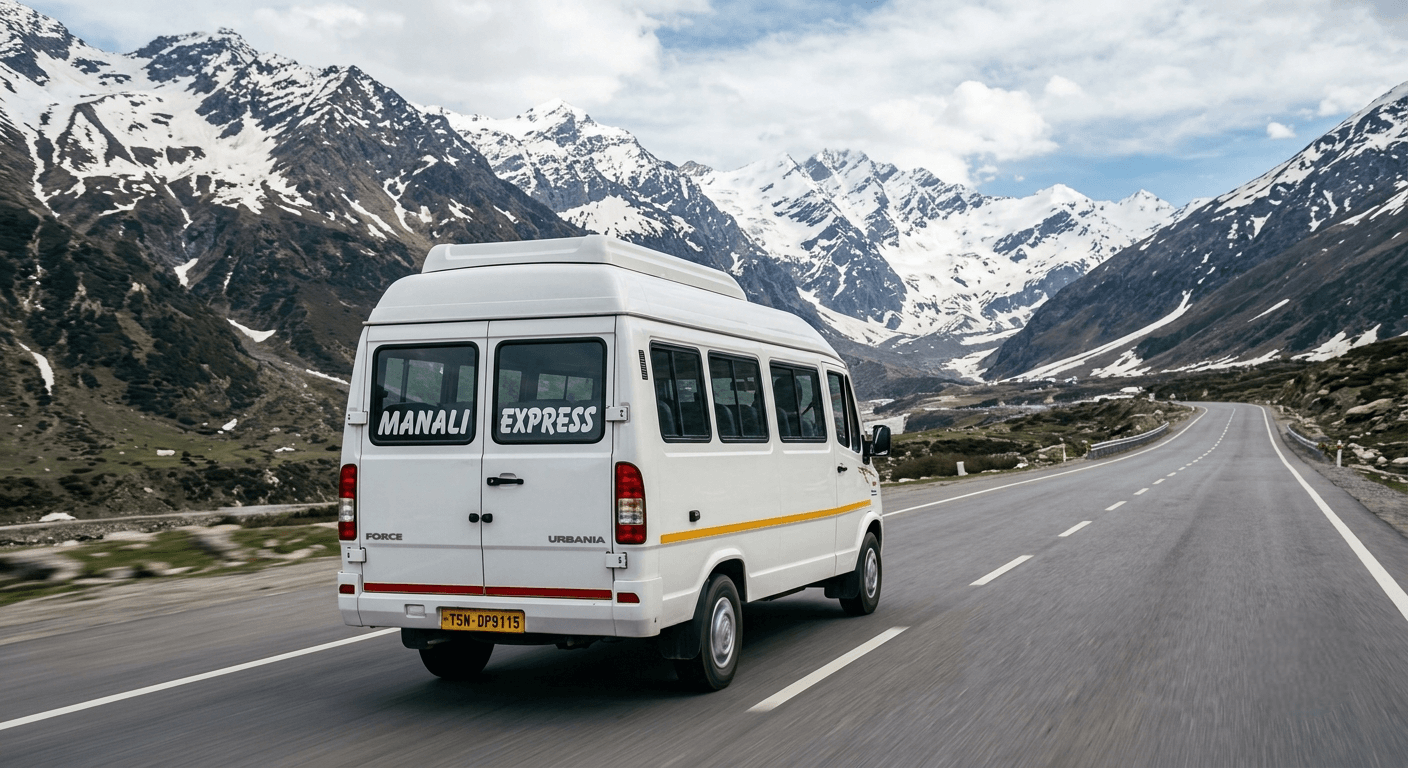 Urbania Rental Fare from Delhi to Manali